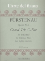 Grand Trio C-Dur op.66,1 fr 3 Querflten Partitur und Stimmen