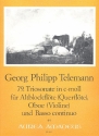 Triosonate c-Moll Nr.79 fr Altblockflte (Flte), Oboe (Violine) und Bc