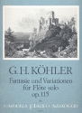 Fantasie und Variationen op.115 fr Flte solo