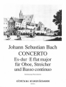 Konzert Es-Dur fr Oboe, Streicher und Bc fr Oboe und Klavier