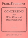 Concertino fr Flte, Oboe und Orchester Partitur und Solostimmen