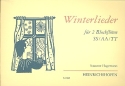 Winterlieder fr 2 Blockflten SS/AA/TT