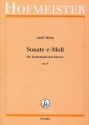 Sonate e-Moll op.6 fr Kontraba und Klavier