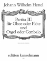 Partita 3 fr Oboe (Flte) und Orgel (Cembalo)
