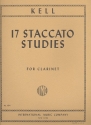 17 Staccato Studies for clarinet