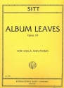 Album Leaves op.39 for viola and piano