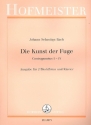 Die Kunst der Fuge - Contrapunctus 1-4 fr Sopranblockflte, Altblockflte und Klavier Stimmen
