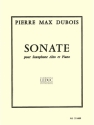 SONATE POUR SAXOPHONE ALTO ET PIANO