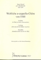 Weltliche a-cappella-Chre von 1848 Band 1 fr gem Chor a cappella