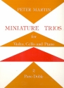 Miniature Trios vol.2 (Paso doble) for violin, cello and piano parts