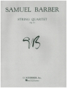 String quartet op.11 for string quartet parts