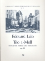 Klaviertrio a-Moll op.26 fr Klavier, Violine und Violoncello