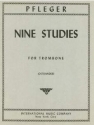 9 Studies for trombone OSTRANDER, ALLEN, ED.