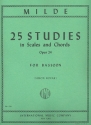 25 Studies op.24 (in scales and chords) for bassoon