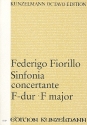 Sinfonia concertante F-Dur fr 2 Oboen, 2 Klarinetten, 2 Hrner und Streicher Partitur