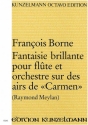 Fantaisie brillante sur des airs de Carmen für Flöte und Orchester Partitur