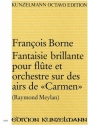 Fantaisie brillante sur des airs de Carmen fr Flte und Orchester Partitur