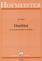 Duettini fr Sopraninstrument und Harfe