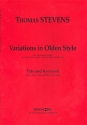 Variations in olden Style d'aprs Bach fr Tuba und Streicher fr Tuba und Klavier