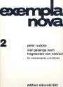 4  Gesnge nach Fragmenten von Nietzsche fr Mezzosopran und Klavier