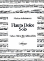 Flauto dolce solo  fr Altblockflte solo