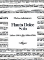 Flauto dolce solo  fr Altblockflte solo