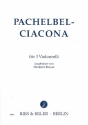 Ciacona fr 3 Violoncelli Partitur und Stimmen