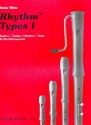 Rhythm' Types 1 fr Blockfltenquartett Partitur und Stimmen