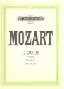 12 Duos KV Anh.152 Band 1 (Nr.1-4) fr 2 Violinen Stimmen