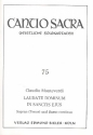 Laudate dominum in sanctis ejus fr hohe Singstimme und Klavier