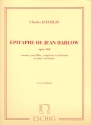Epitaphe de Jean Harlowe op.164 romance pour flte, saxophone et piano
