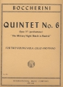 Quintet op.57b no.6 for 2 violins viola, cello and piano