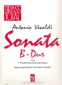 Sonate B-Dur  fr 2 Trompeten und Bc