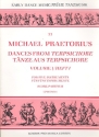 Tnze aus Terpsichore Band 1 fr 4 Instrumente Partitur