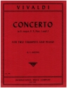Concerto e flat major F.X Nos.1+2 for 2 trumpets and piano
