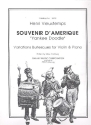 Souvenir d'Amerique variations burlesques for violin and piano