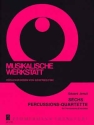 6 Percussions-Quartette fr Percussions-Ensemble Partitur