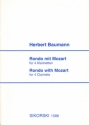 Rondo mit Mozart für 4 Klarinetten Partitur und Stimmen
