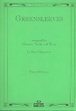 Greensleeves for 3 recorders Partitur und 3 Stimmen