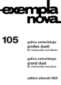 Groes Duett  fr Violoncello und Klavier