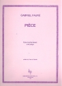 Pice for flute (violin/oboe) and piano
