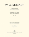 Concertone C-Dur KV190 für 2 Violinen und Orchester Cello/Baß