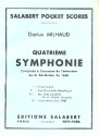 Symphonie no.4 pour orchestre partition de poche