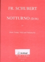 Notturno D96 für Flöte, Gitarre Viola und Violoncello Partitur und Stimmen
