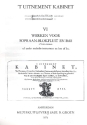 'T uitnement kabinet vol.6 Werken voor sopraan-blokfluit en of Bc