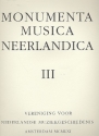 Monumenta Musica Neerlandica vol.3 Nederlandse Klaviermuziek