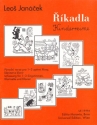 Rikadla ( Kinderreime ) Urfassung für 1-3 Singstimmen für Klarinette und Klavier