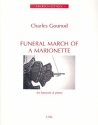Funeral march of a marionette for bassoon and piano