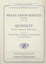 Quintett Es-Dur für Flöte, Klarinette, Englischhorn (Horn) und Fagott Stimmen
