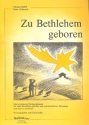 Zu Bethlehem geboren fr 2 Blockflten (SS/SA), Gitarre ad lib Spielpartitur)